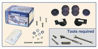 Tools to install Timbren kit