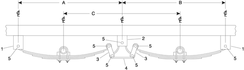 Utility Trailer Suspension Parts - Double Axle Trailer Suspensions